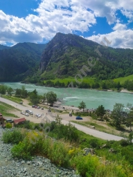 Место для сплавов по реке Катунь