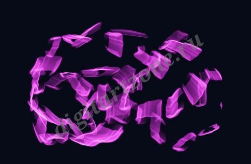 Фиолетовый дым Узоры 4
