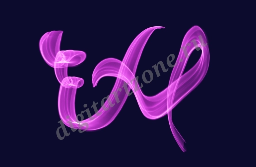 Фиолетовый дым Узоры 8