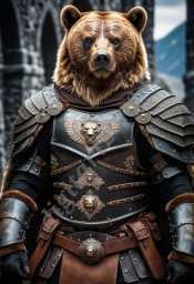 Антропоморфный медведь-воин