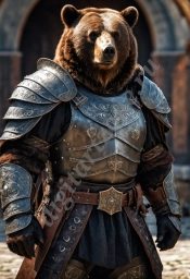 Антропоморфный медведь-воин
