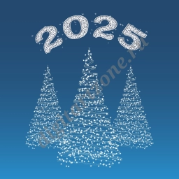 Новогодняя открытка с Новым 2025 годом!