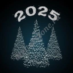 Новогодняя открытка с Новым 2025 годом!