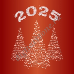 Новогодняя открытка с Новым 2025 годом!