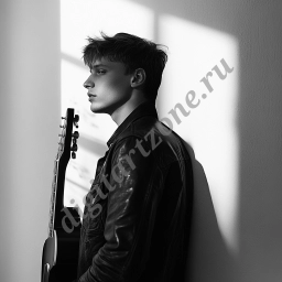 Молодой мужчина с гитарой