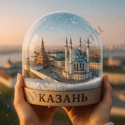 Казань в колбе