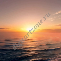 Закат на морском побережье