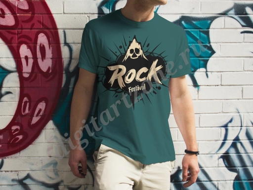 Принт-Эмблема Rock festival