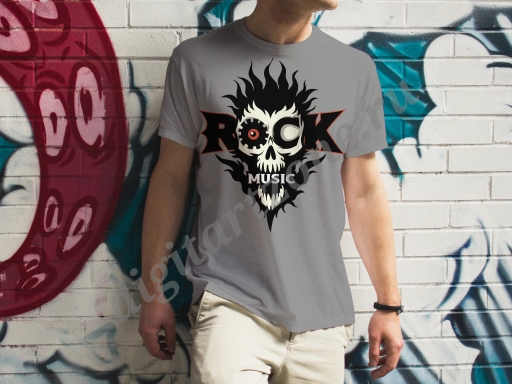 Принт-Логотип Rock Music
