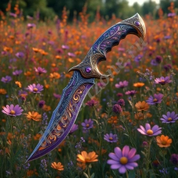 Нож игровой шаблон 3д