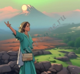 Аниме. Фентези. Девушка и парень