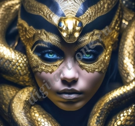 Фентази женщина-змея