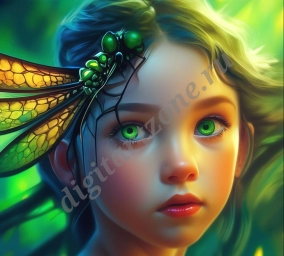 Обложка для книги девушка стрекоза