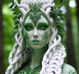 Девушка лесная богиня