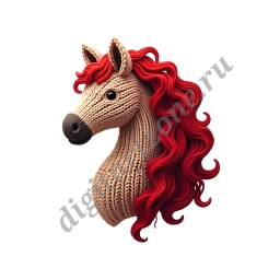 Вязаная лошадка _2