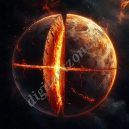 планеты в разрезе