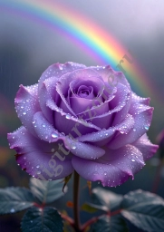 Розы под дождём