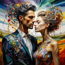 Пара в кубизме