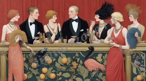 Подборка картин из светской жизни высшего общества