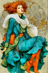 Девушки Альфонса Мухи