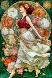 Девушки Альфонса Мухи