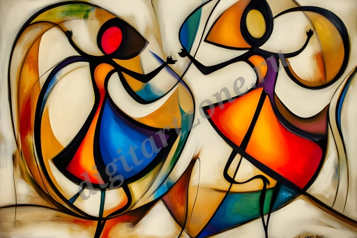 Абстрактные композиции на музыкальную и танцевальную темы