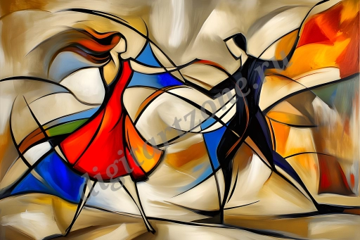 Абстрактные композиции на музыкальную и танцевальную темы