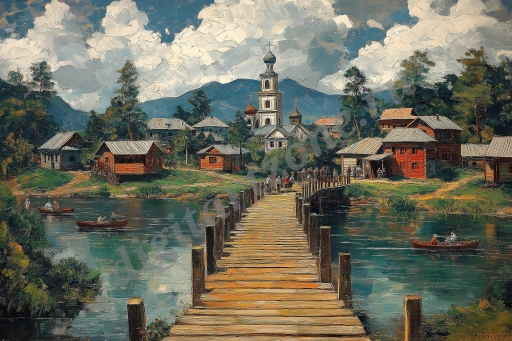 Виды русской провинции в разное время года