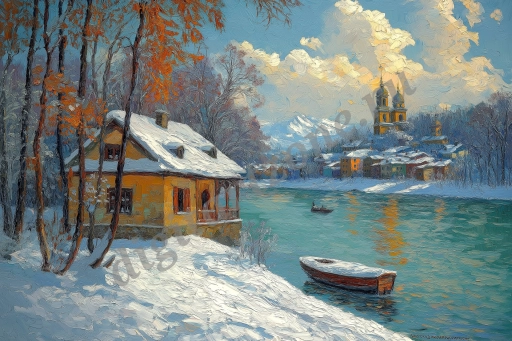 Виды русской провинции в разное время года