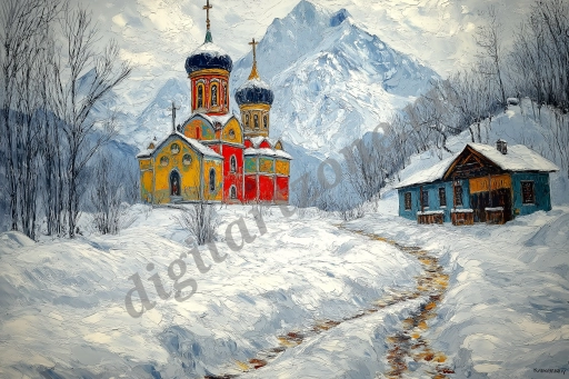 Виды русской провинции в разное время года