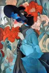 Портреты красивых девушек в стильной одежде