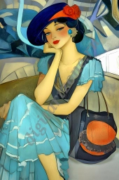 Портреты красивых девушек в стильной одежде