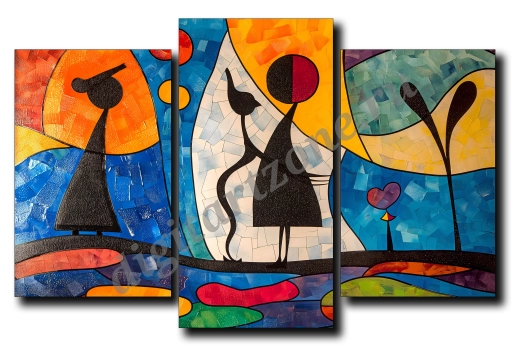 Модульная картина (триптих) 