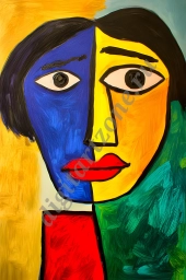 Портреты в стиле Пабло Пикассо