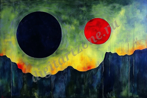 Абстрактные картины в стиле Хуана Миро