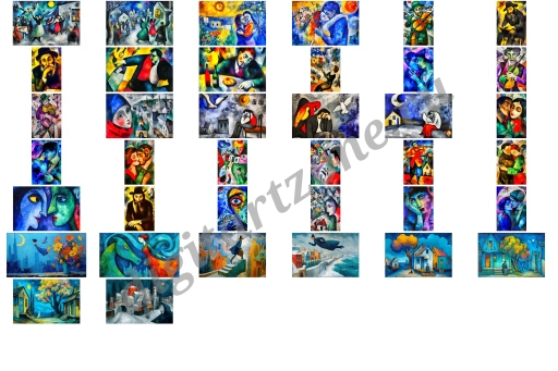 Картины в стиле художника Марка Шагала