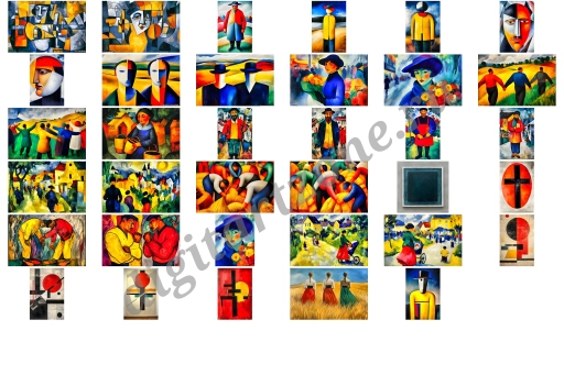 Ультра-абстрактный стиль Казимира Малевича