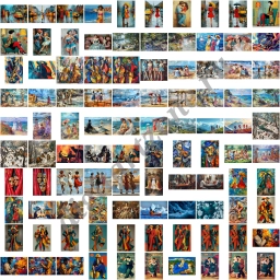 Жанровые сцены разной тематики