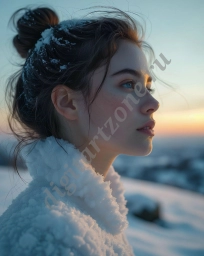 Снежный рассвет