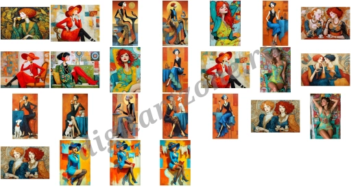 Красивые девушки в разных позах, разной одежде и разных стилях