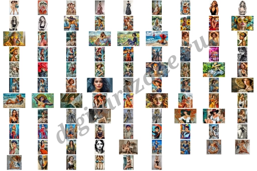 Красивые девушки в разных позах, разной одежде и разных стилях