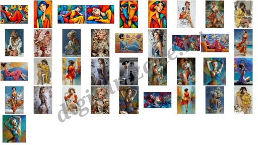 Красивые девушки в разных позах, разной одежде и разных стилях