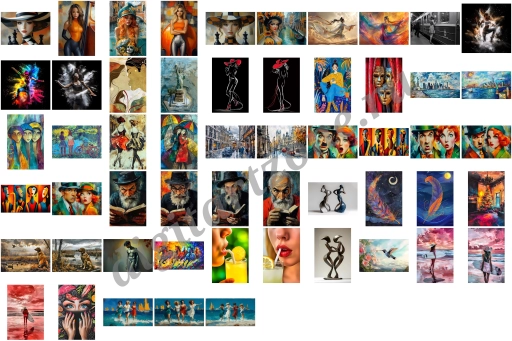 Разные неотсортированные изображения