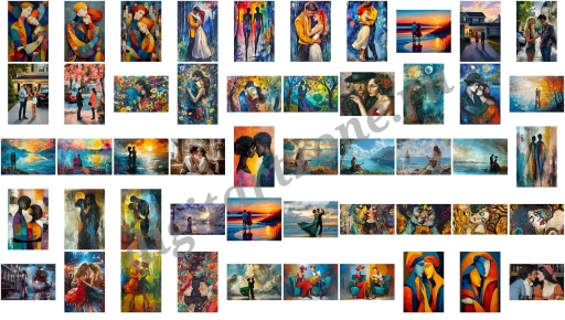 Романтические картины для печати