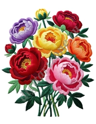 Вышивка_цветы