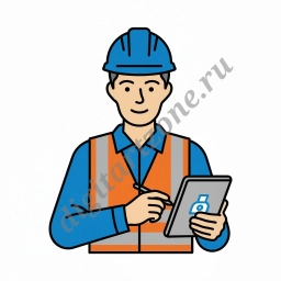 Работник службы газа